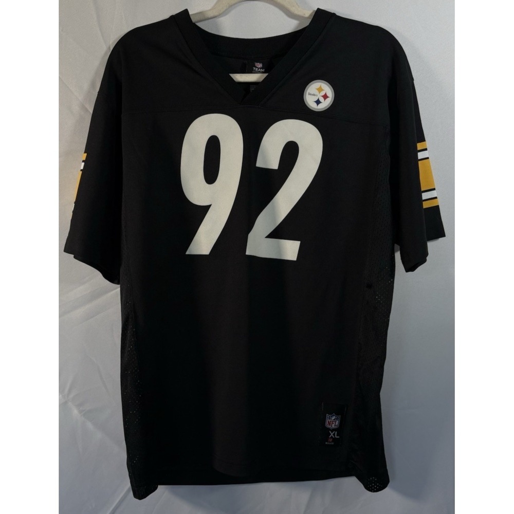 NFL‎ team apparel jersey youth size xl 18-20 steelers #92 James Harrison